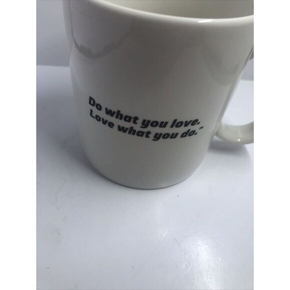Life is Good Coffee Cup Mug  Do What You Love Love What you do 2 Sided - Picture 7 of 12